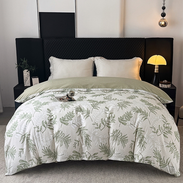 91家纺网 家纺一手货源 找家纺 金盛纺 2025新款全棉纯棉加厚磨毛印花单品被套 被套单件 风和日暖