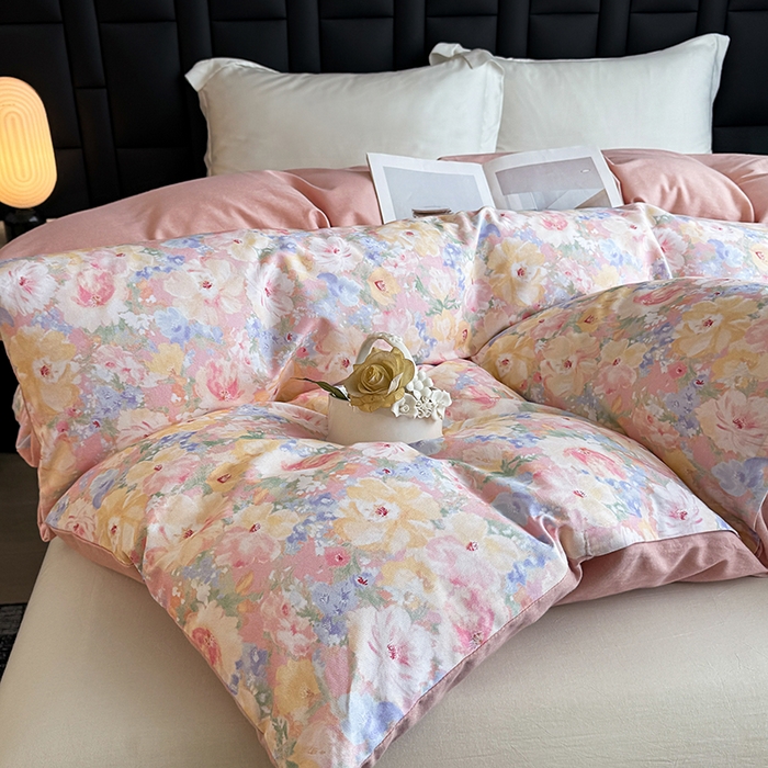 91家纺网 家纺一手货源 找家纺 金盛纺 2025新款全棉纯棉加厚磨毛印花单品被套 被套单件 仙女星尘