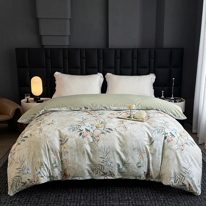 91家纺网 家纺一手货源 找家纺 金盛纺 2025新款全棉纯棉加厚磨毛印花单品被套 被套单件 美伊