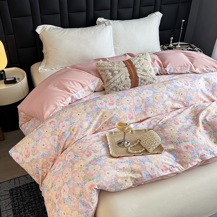 91家纺网 家纺一手货源 找家纺 金盛纺 2025新款全棉纯棉加厚磨毛印花单品被套 被套单件 仙女星尘