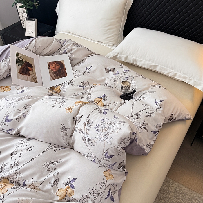 91家纺网 家纺一手货源 找家纺 金盛纺 2025新款全棉纯棉加厚磨毛印花单品被套 被套单件 硕朵