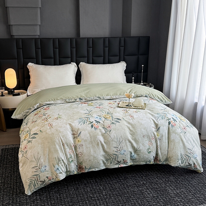 91家纺网 家纺一手货源 找家纺 金盛纺 2025新款全棉纯棉加厚磨毛印花单品被套 被套单件 美伊