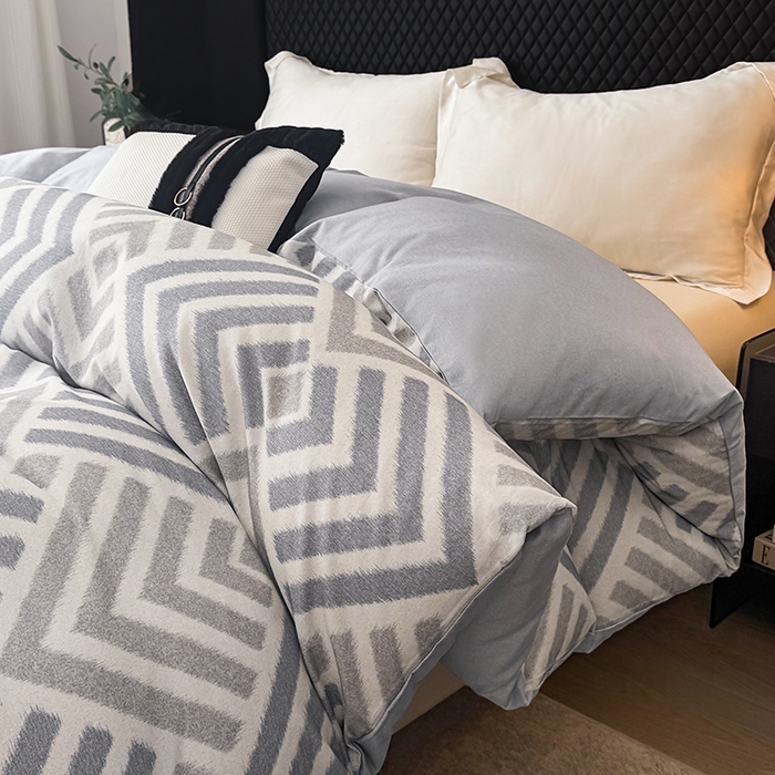 91家纺网 家纺一手货源 找家纺 金盛纺 2025新款全棉纯棉加厚磨毛印花单品被套 被套单件 半舟