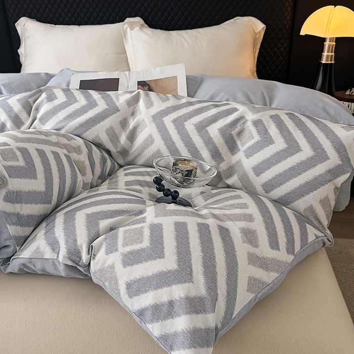 91家纺网 家纺一手货源 找家纺 金盛纺 2025新款全棉纯棉加厚磨毛印花单品被套 被套单件 半舟