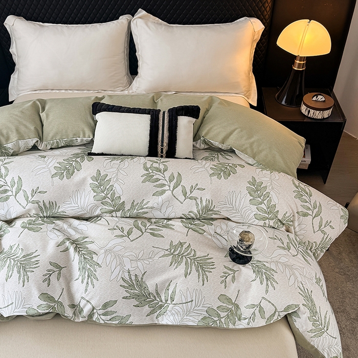 91家纺网 家纺一手货源 找家纺 金盛纺 2025新款全棉纯棉加厚磨毛印花单品被套 被套单件 风和日暖