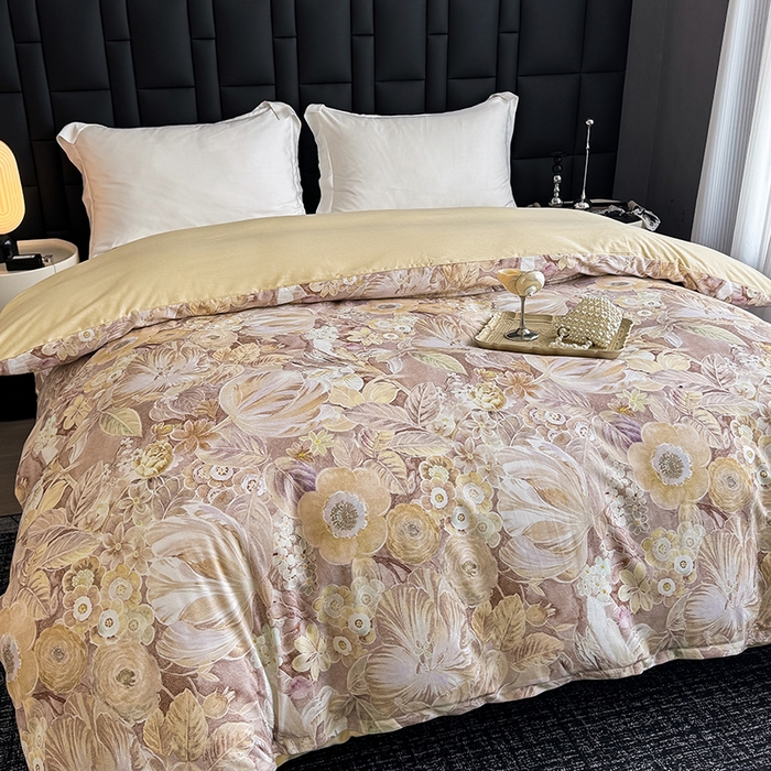 91家纺网 家纺一手货源 找家纺 金盛纺 2025新款全棉纯棉加厚磨毛印花单品被套 被套单件 弥斯