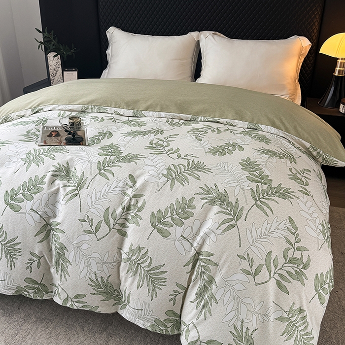 91家纺网 家纺一手货源 找家纺 金盛纺 2025新款全棉纯棉加厚磨毛印花单品被套 被套单件 风和日暖