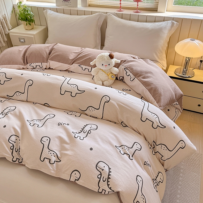 91家纺网 家纺一手货源 找家纺 金盛纺 2025新款全棉纯棉加厚磨毛印花单品被套 被套单件 人间真宝