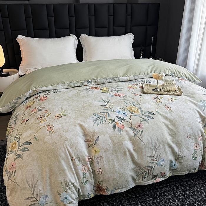 91家纺网 家纺一手货源 找家纺 金盛纺 2025新款全棉纯棉加厚磨毛印花单品被套 被套单件 美伊