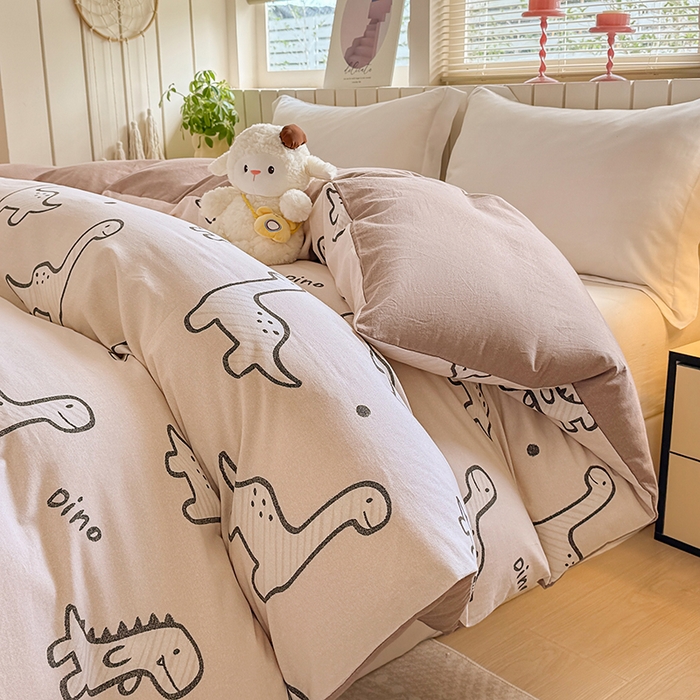 91家纺网 家纺一手货源 找家纺 金盛纺 2025新款全棉纯棉加厚磨毛印花单品被套 被套单件 人间真宝