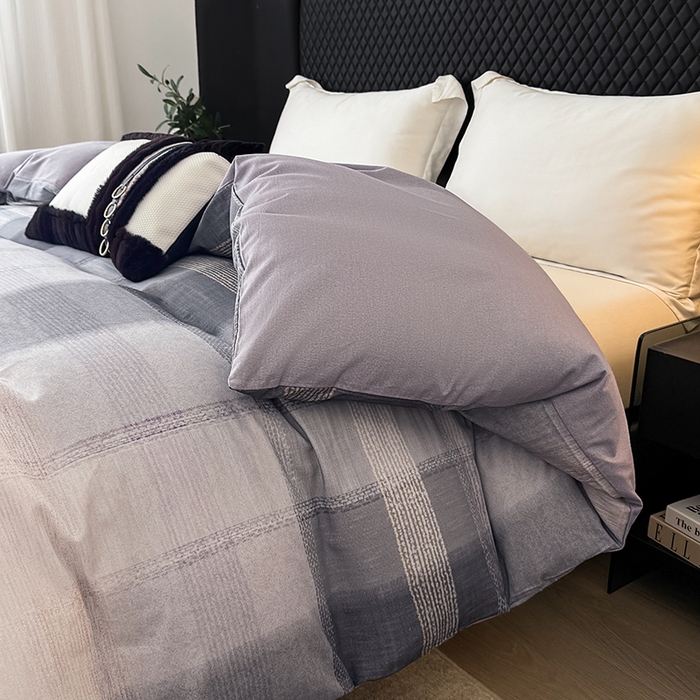 91家纺网 家纺一手货源 找家纺 金盛纺 2025新款全棉纯棉加厚磨毛印花单品被套 被套单件 轻织漫冬