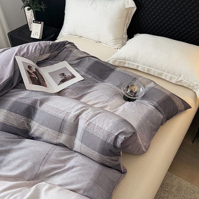 91家纺网 家纺一手货源 找家纺 金盛纺 2025新款全棉纯棉加厚磨毛印花单品被套 被套单件 轻织漫冬