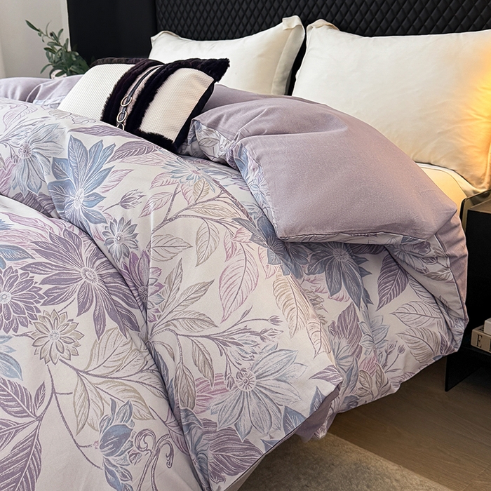 91家纺网 家纺一手货源 找家纺 金盛纺 2025新款全棉纯棉加厚磨毛印花单品被套 被套单件 禾风里