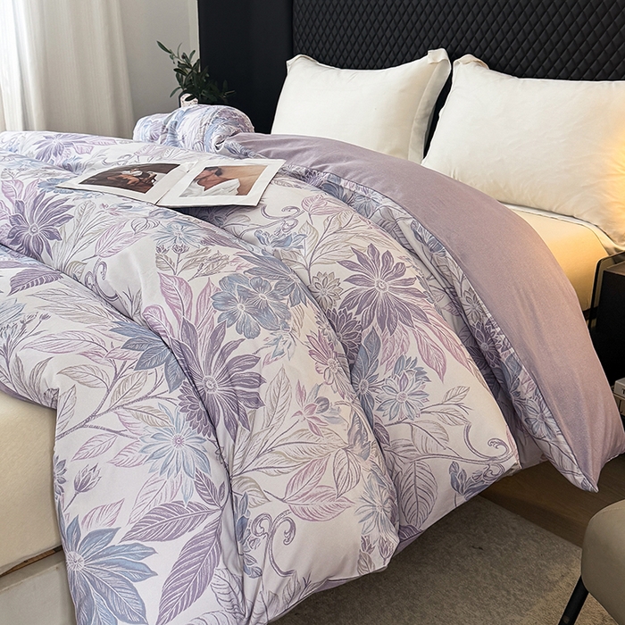 91家纺网 家纺一手货源 找家纺 金盛纺 2025新款全棉纯棉加厚磨毛印花单品被套 被套单件 禾风里