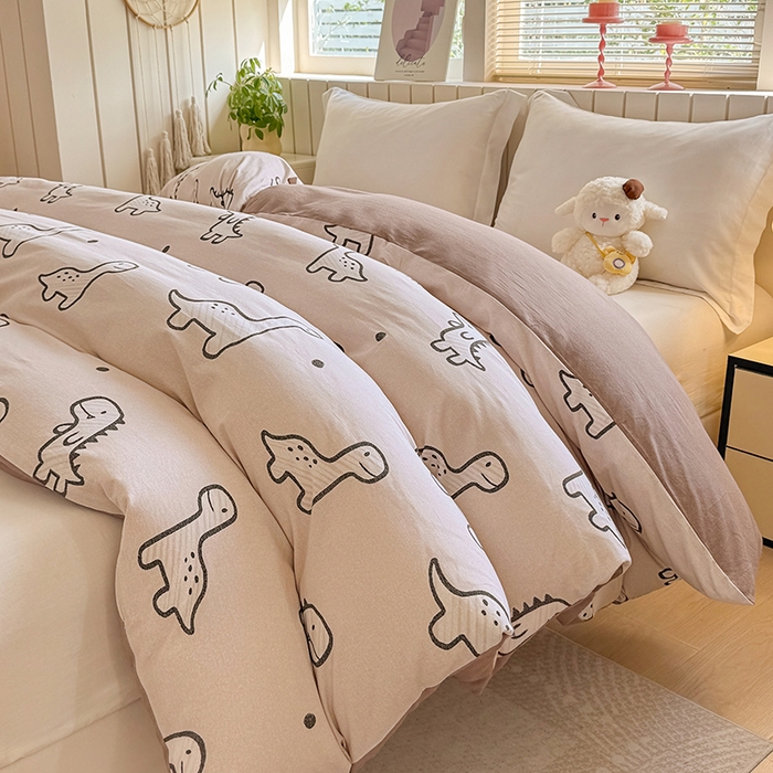 91家纺网 家纺一手货源 找家纺 金盛纺 2025新款全棉纯棉加厚磨毛印花单品被套 被套单件 人间真宝