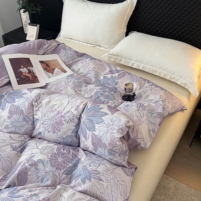 91家纺网 家纺一手货源 找家纺 金盛纺 2025新款全棉纯棉加厚磨毛印花单品被套 被套单件 禾风里