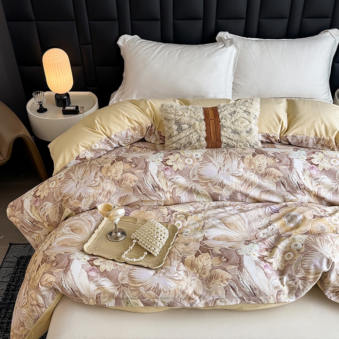 91家纺网 家纺一手货源 找家纺 金盛纺 2025新款全棉纯棉加厚磨毛印花单品被套 被套单件 弥斯