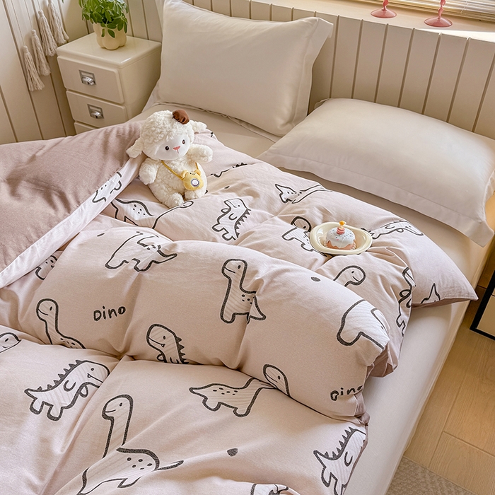 91家纺网 家纺一手货源 找家纺 金盛纺 2025新款全棉纯棉加厚磨毛印花单品被套 被套单件 人间真宝