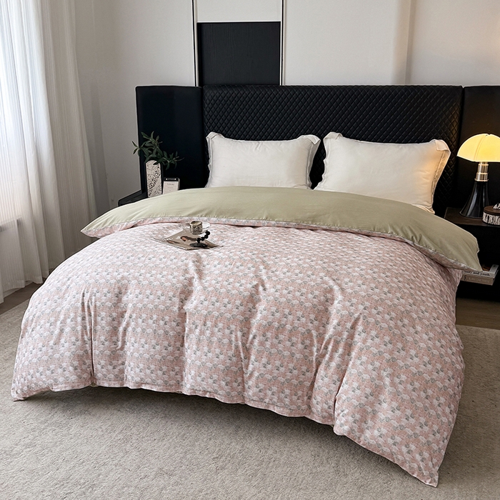 91家纺网 家纺一手货源 找家纺 金盛纺 2025新款全棉纯棉加厚磨毛印花单品被套 被套单件 弥望