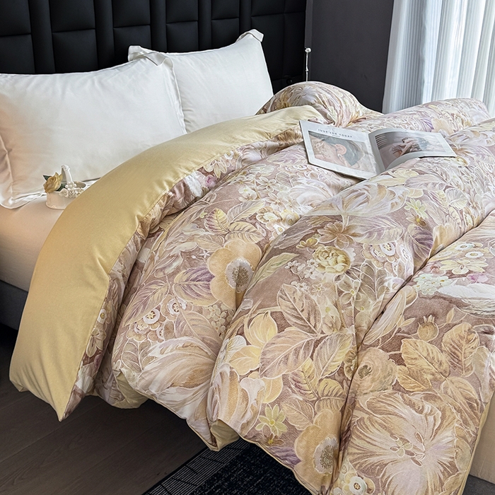 91家纺网 家纺一手货源 找家纺 金盛纺 2025新款全棉纯棉加厚磨毛印花单品被套 被套单件 弥斯