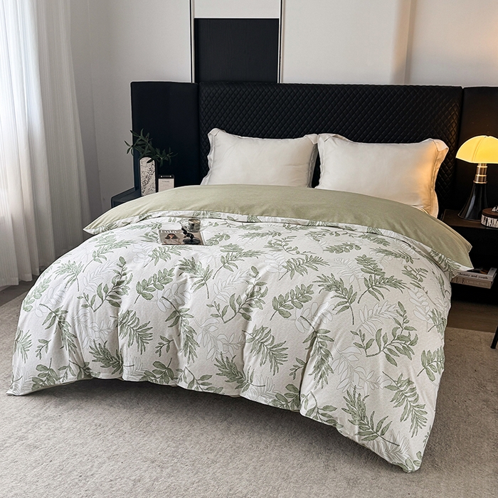 91家纺网 家纺一手货源 找家纺 金盛纺 2025新款全棉纯棉加厚磨毛印花单品被套 被套单件 风和日暖