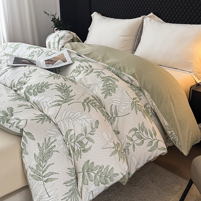 91家纺网 家纺一手货源 找家纺 金盛纺 2025新款全棉纯棉加厚磨毛印花单品被套 被套单件 风和日暖