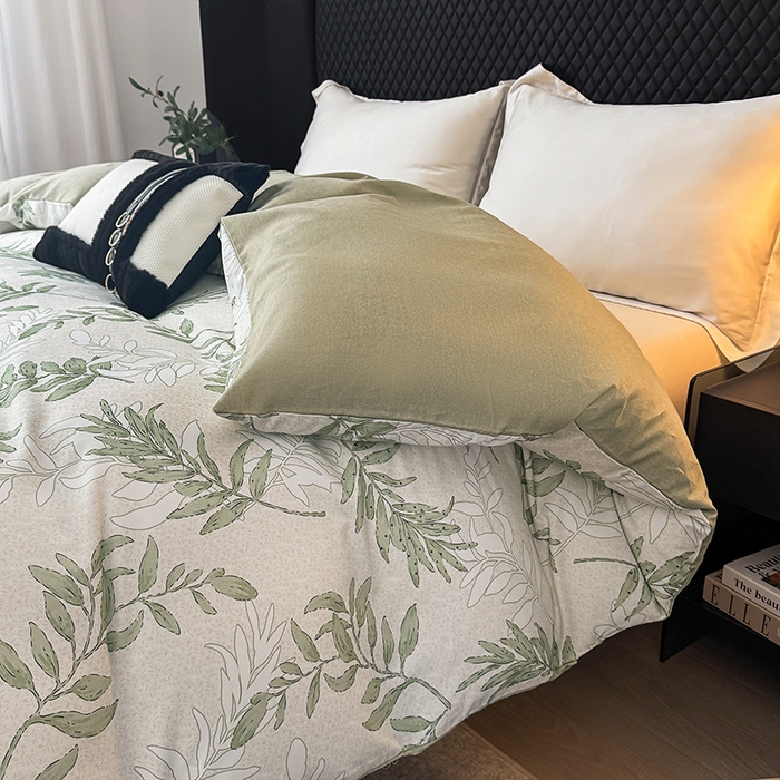 91家纺网 家纺一手货源 找家纺 金盛纺 2025新款全棉纯棉加厚磨毛印花单品被套 被套单件 风和日暖