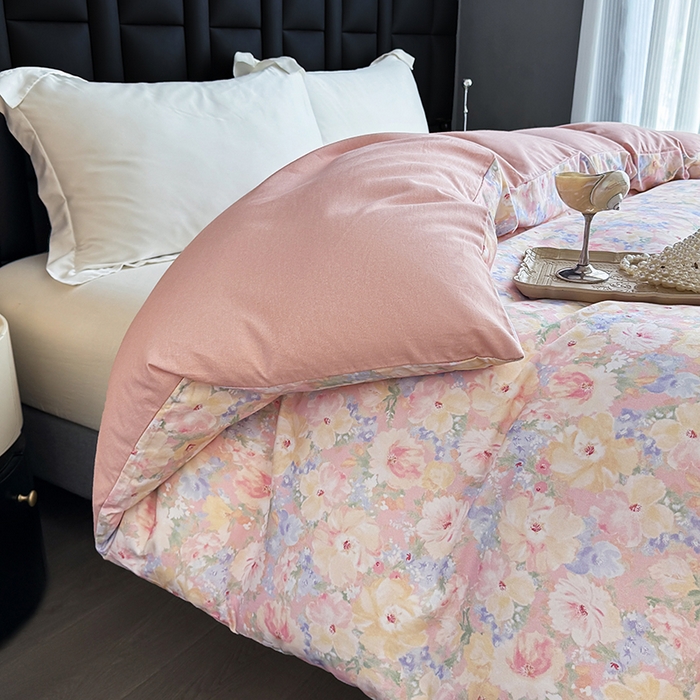 91家纺网 家纺一手货源 找家纺 金盛纺 2025新款全棉纯棉加厚磨毛印花单品被套 被套单件 仙女星尘