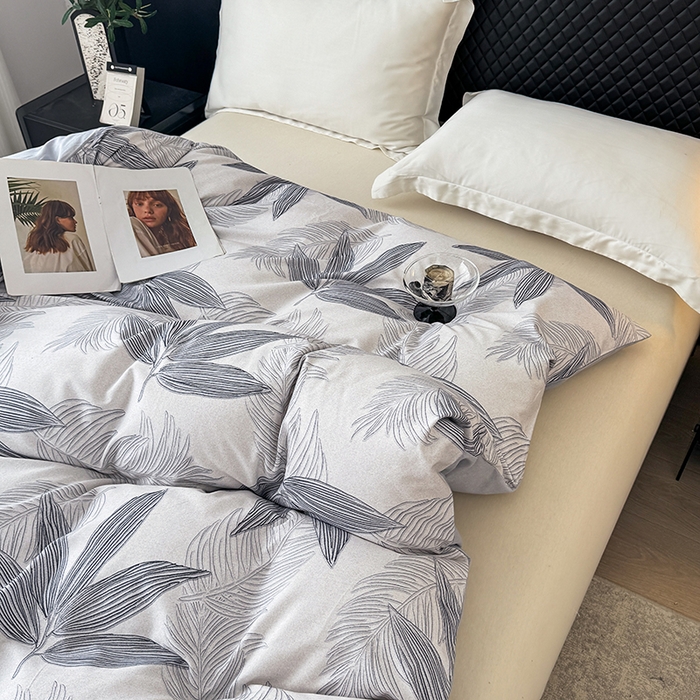 91家纺网 家纺一手货源 找家纺 金盛纺 2025新款全棉纯棉加厚磨毛印花单品被套 被套单件 暮云春