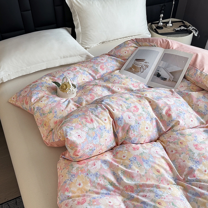 91家纺网 家纺一手货源 找家纺 金盛纺 2025新款全棉纯棉加厚磨毛印花单品被套 被套单件 仙女星尘