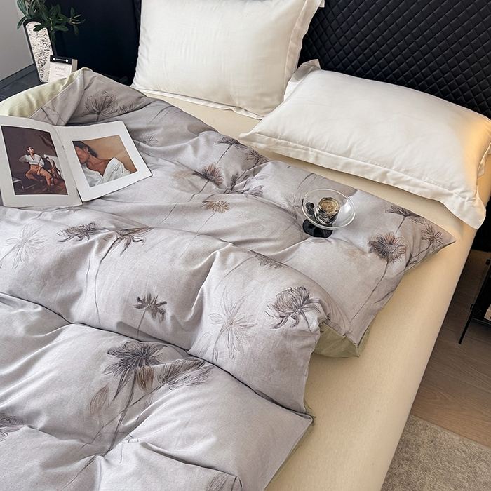 91家纺网 家纺一手货源 找家纺 金盛纺 2025新款全棉纯棉加厚磨毛印花单品被套 被套单件 嬉秋集