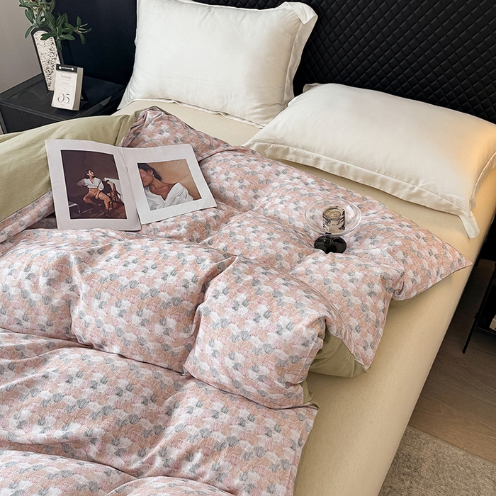 91家纺网 家纺一手货源 找家纺 金盛纺 2025新款全棉纯棉加厚磨毛印花单品被套 被套单件 弥望