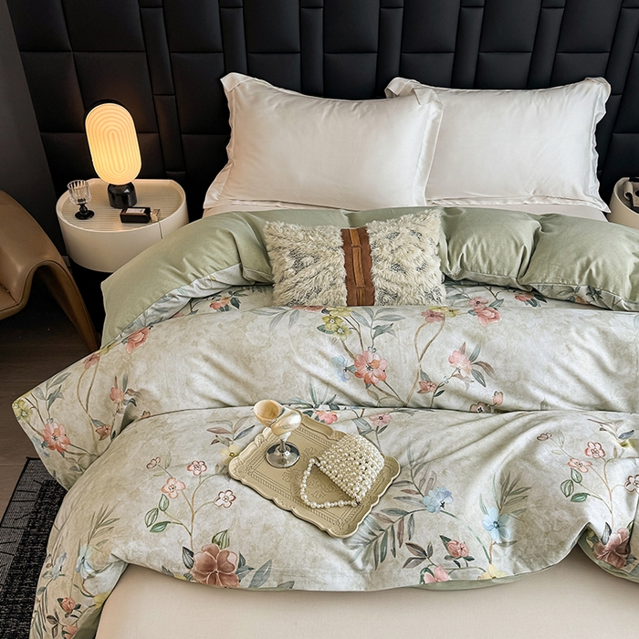 91家纺网 家纺一手货源 找家纺 金盛纺 2025新款全棉纯棉加厚磨毛印花单品被套 被套单件 美伊