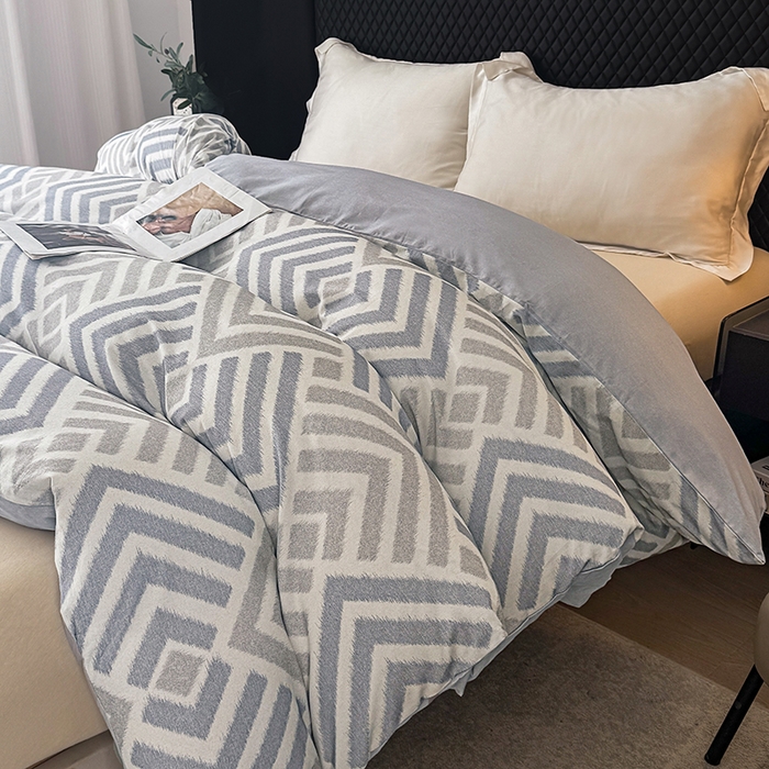 91家纺网 家纺一手货源 找家纺 金盛纺 2025新款全棉纯棉加厚磨毛印花单品被套 被套单件 半舟