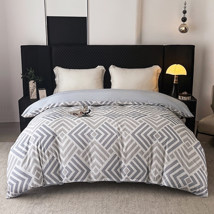 91家纺网 家纺一手货源 找家纺 （总）金盛纺 2025新款全棉纯棉加厚磨毛印花单品被套 被套单件