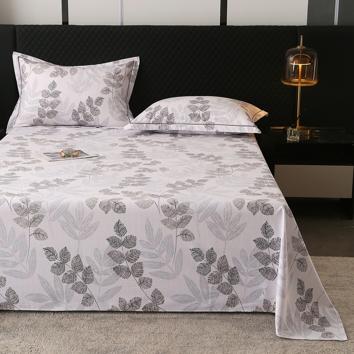 91家纺网 家纺一手货源 找家纺 金盛纺 2025新款全棉纯棉加厚磨毛印花单品床单 床单单件 奇幻曲