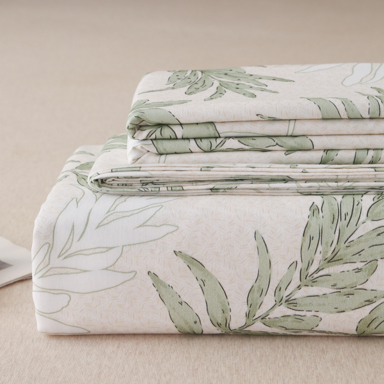 91家纺网 家纺一手货源 找家纺 金盛纺 2025新款全棉纯棉加厚磨毛印花单品床单 床单单件 风和日暖