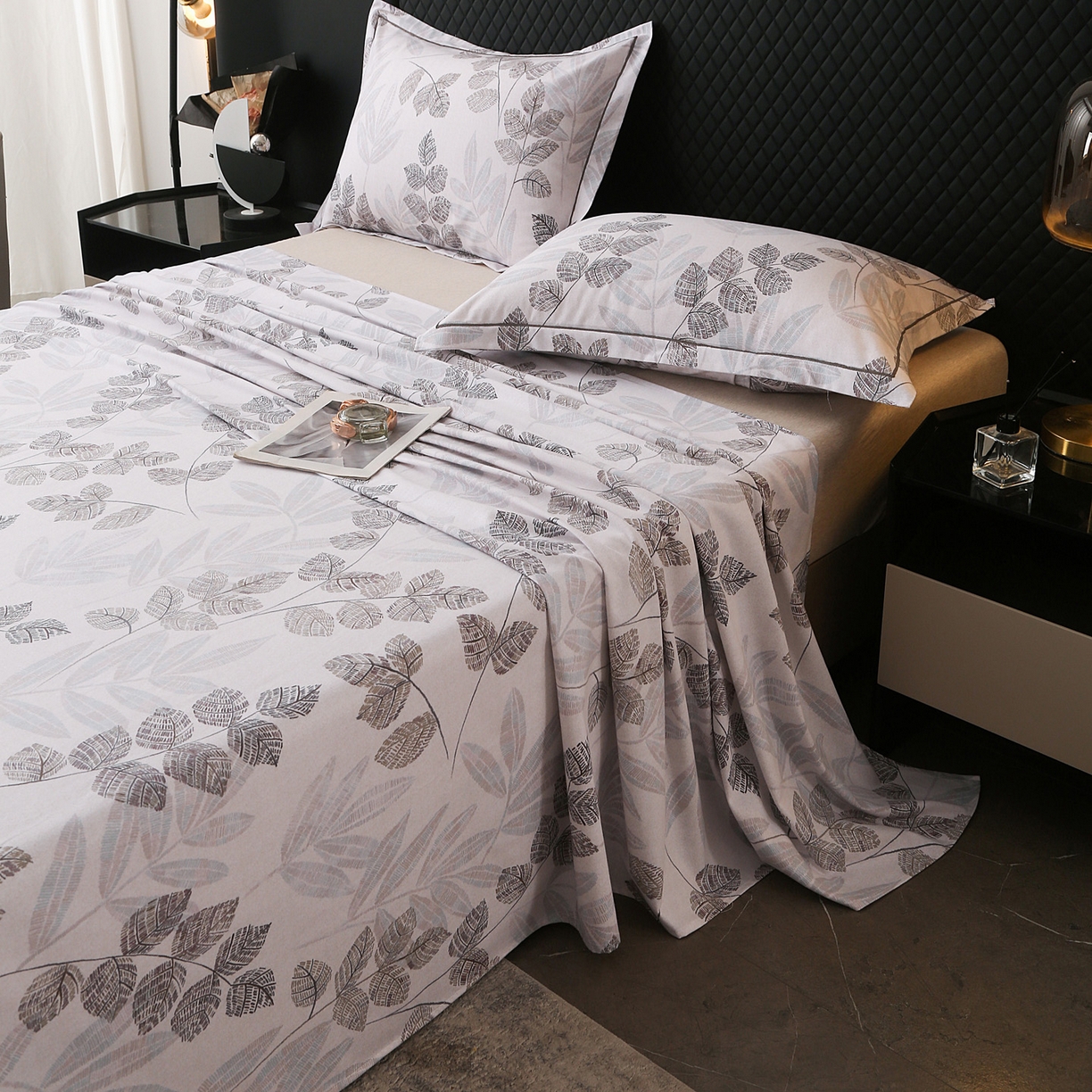 91家纺网 家纺一手货源 找家纺 金盛纺 2025新款全棉纯棉加厚磨毛印花单品床单 床单单件 奇幻曲