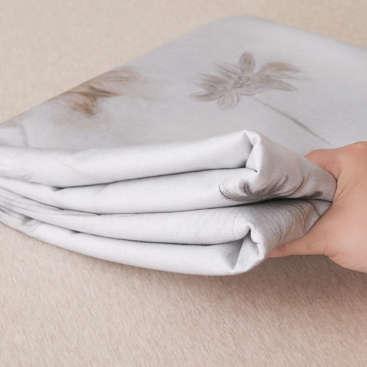 91家纺网 家纺一手货源 找家纺 金盛纺 2025新款全棉纯棉加厚磨毛印花单品床单 床单单件 嬉秋集