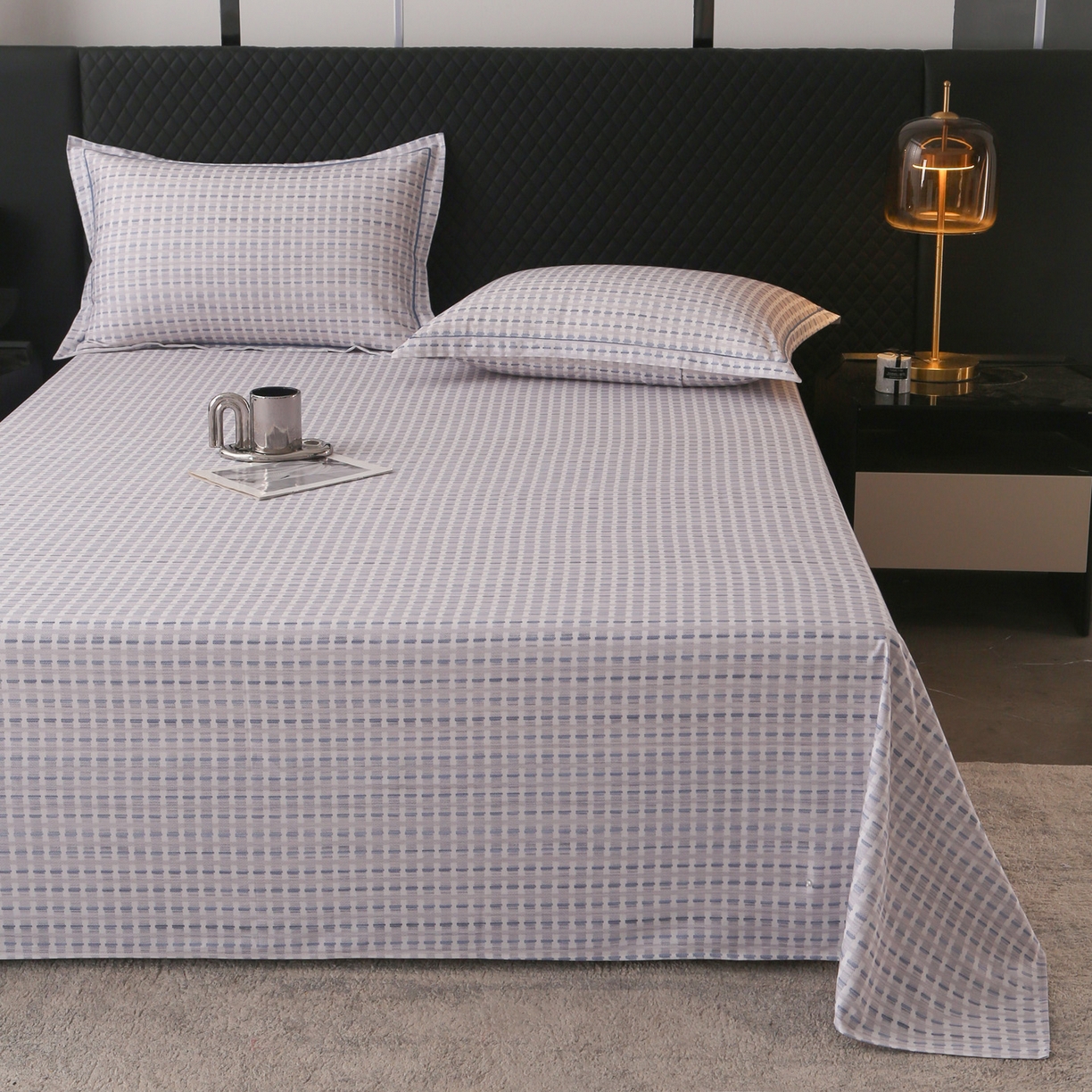 91家纺网 家纺一手货源 找家纺 金盛纺 2025新款全棉纯棉加厚磨毛印花单品床单 床单单件 锦知