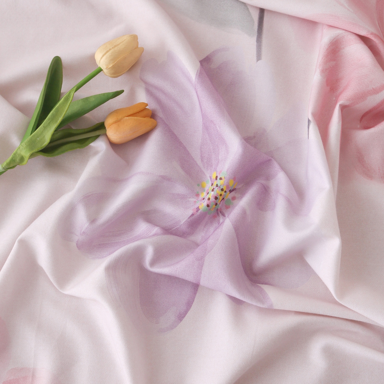 91家纺网 家纺一手货源 找家纺 金盛纺 2025新款全棉纯棉加厚磨毛印花单品床单 床单单件 茶言妙语