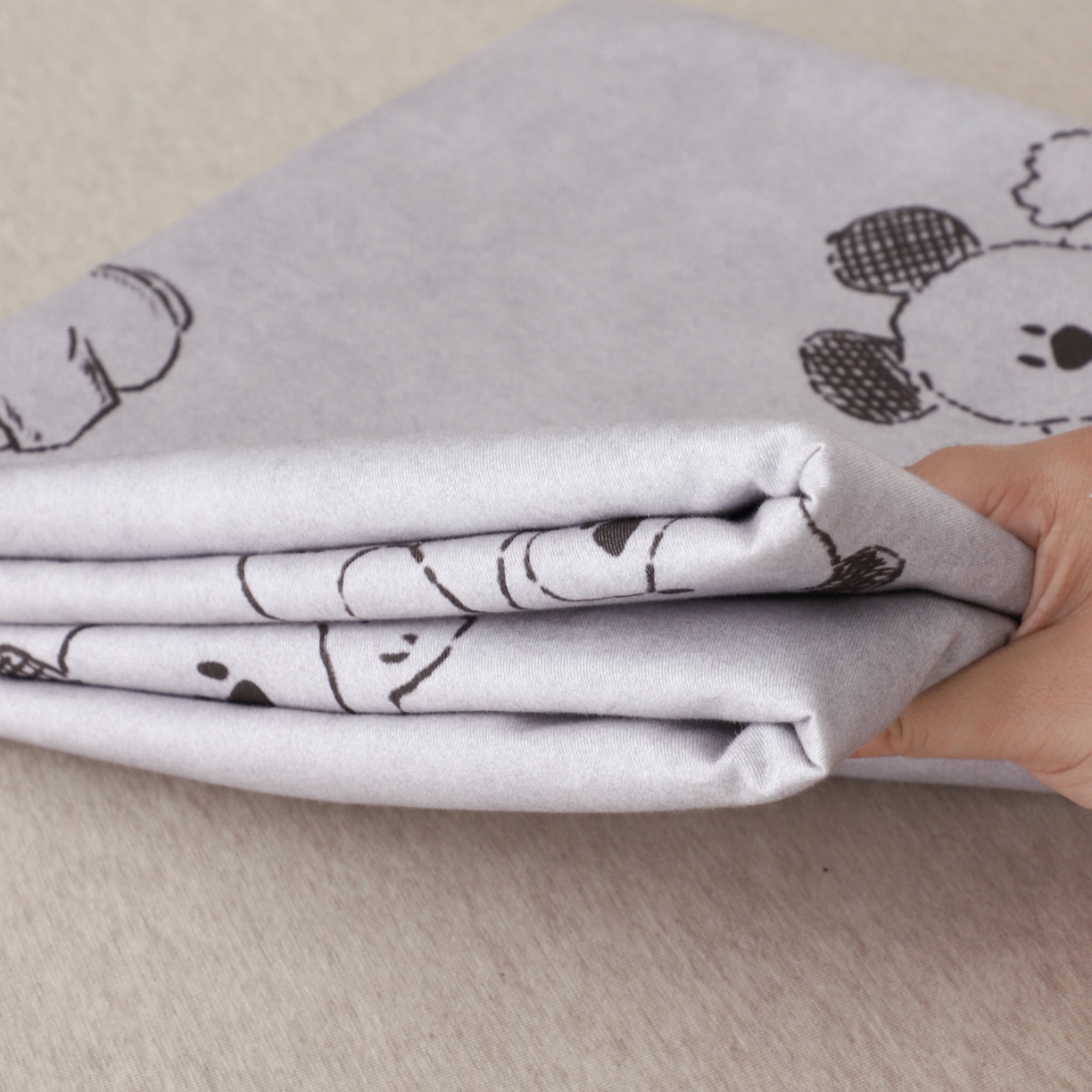 91家纺网 家纺一手货源 找家纺 金盛纺 2025新款全棉纯棉加厚磨毛印花单品床单 床单单件 吉唛