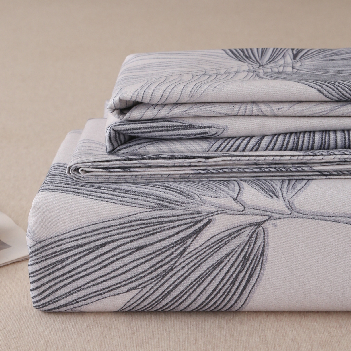 91家纺网 家纺一手货源 找家纺 金盛纺 2025新款全棉纯棉加厚磨毛印花单品床单 床单单件 暮云春