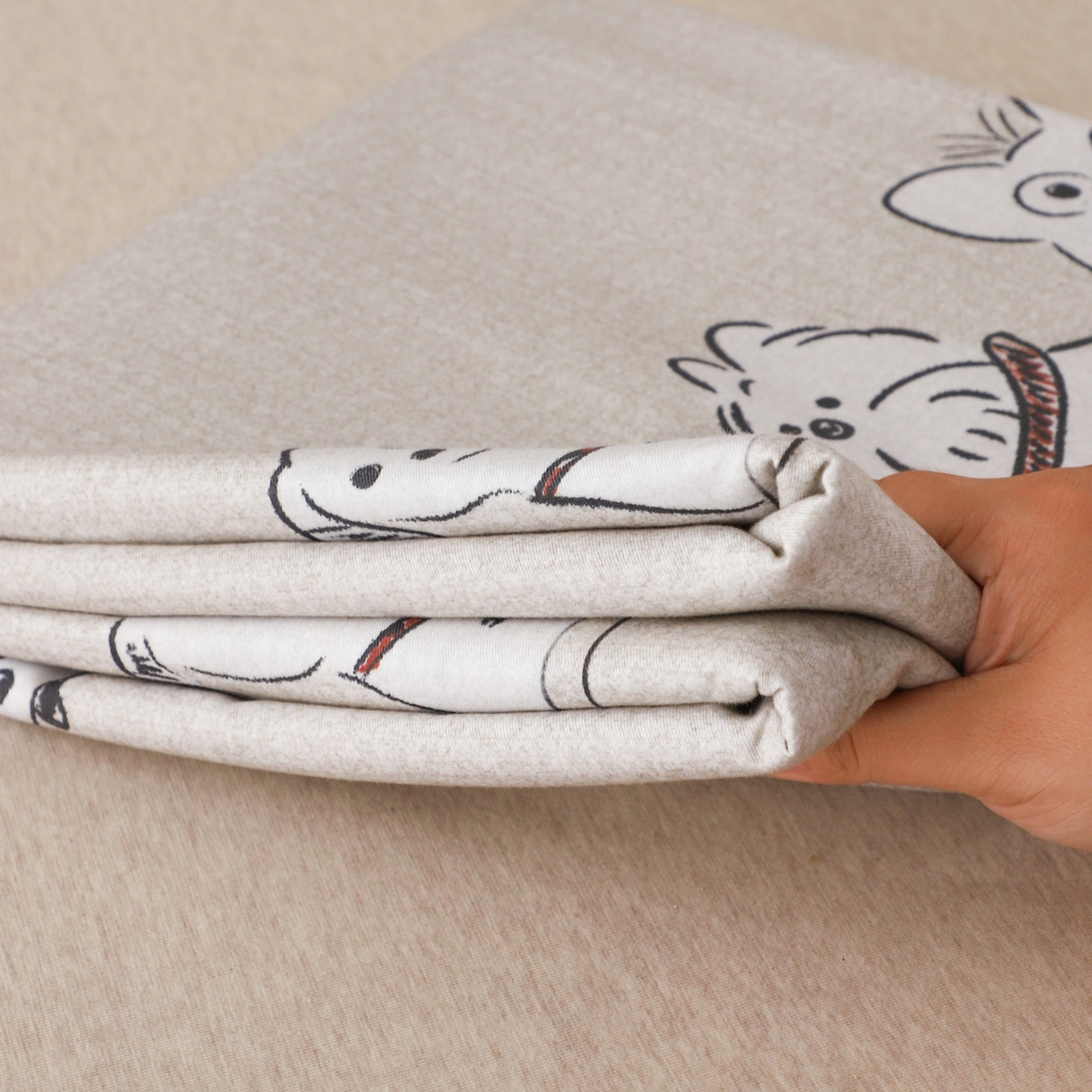 91家纺网 家纺一手货源 找家纺 金盛纺 2025新款全棉纯棉加厚磨毛印花单品床单 床单单件 小奥汀