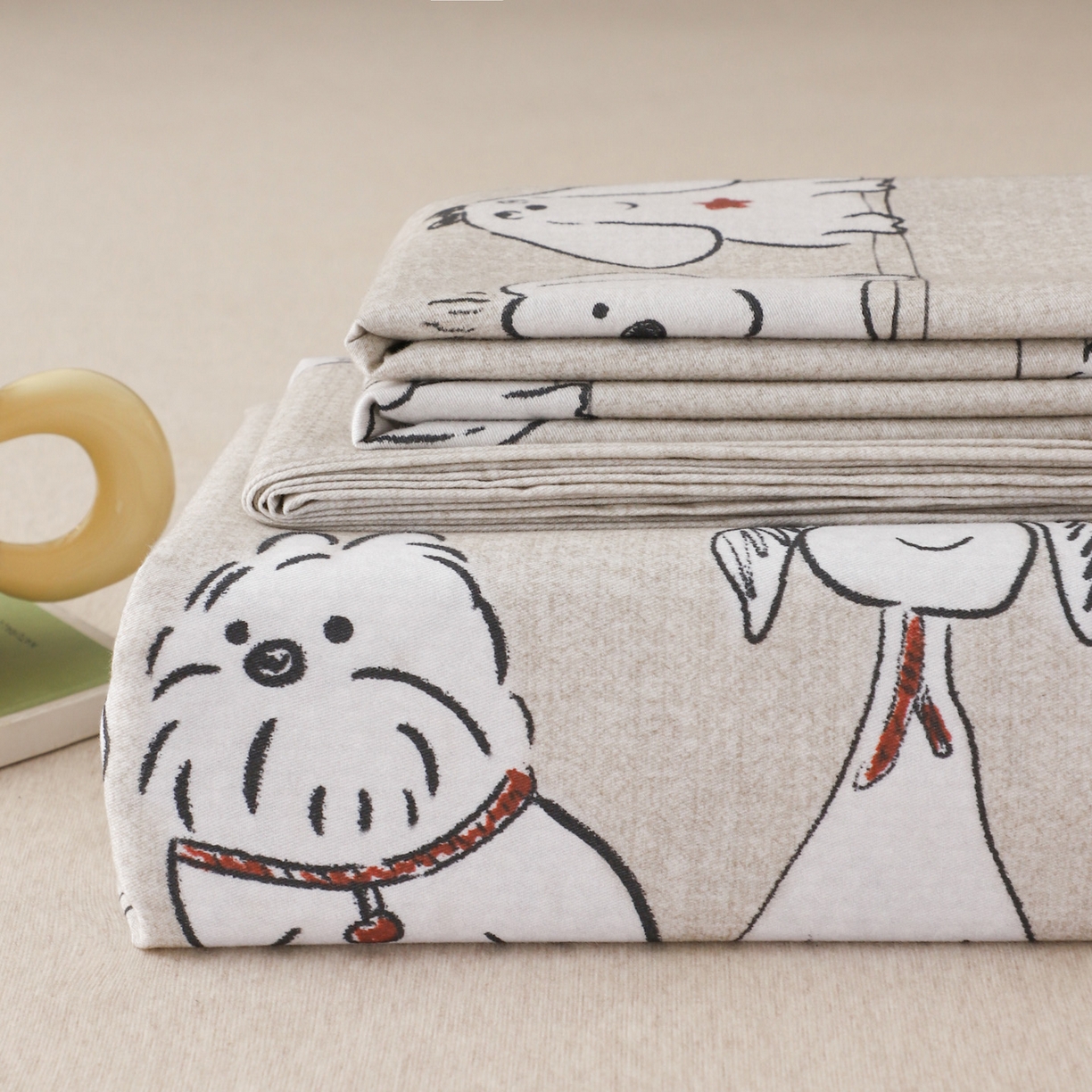 91家纺网 家纺一手货源 找家纺 金盛纺 2025新款全棉纯棉加厚磨毛印花单品床单 床单单件 小奥汀