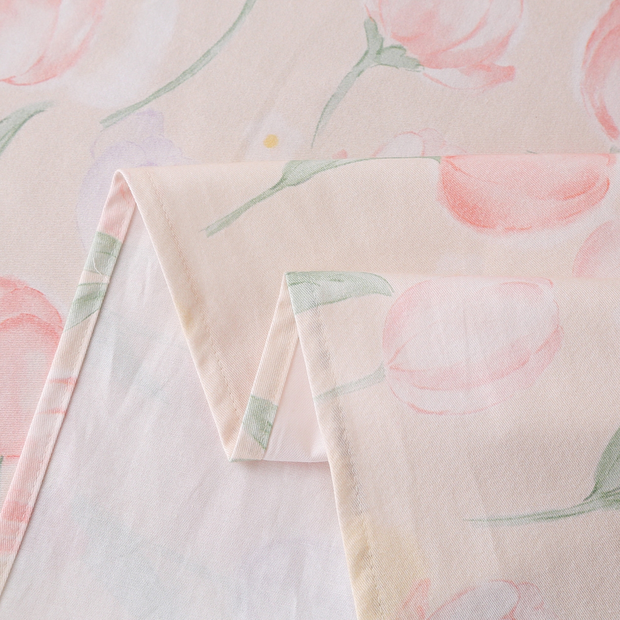 91家纺网 家纺一手货源 找家纺 金盛纺 2025新款全棉纯棉加厚磨毛印花单品床单 床单单件 春光郁金