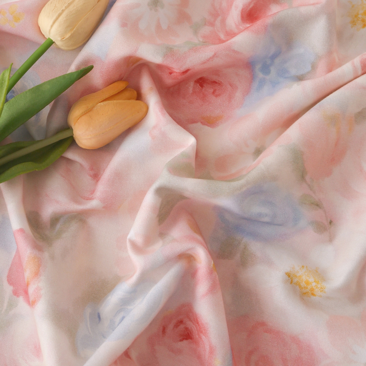 91家纺网 家纺一手货源 找家纺 金盛纺 2025新款全棉纯棉加厚磨毛印花单品床单 床单单件 甜梦荼语