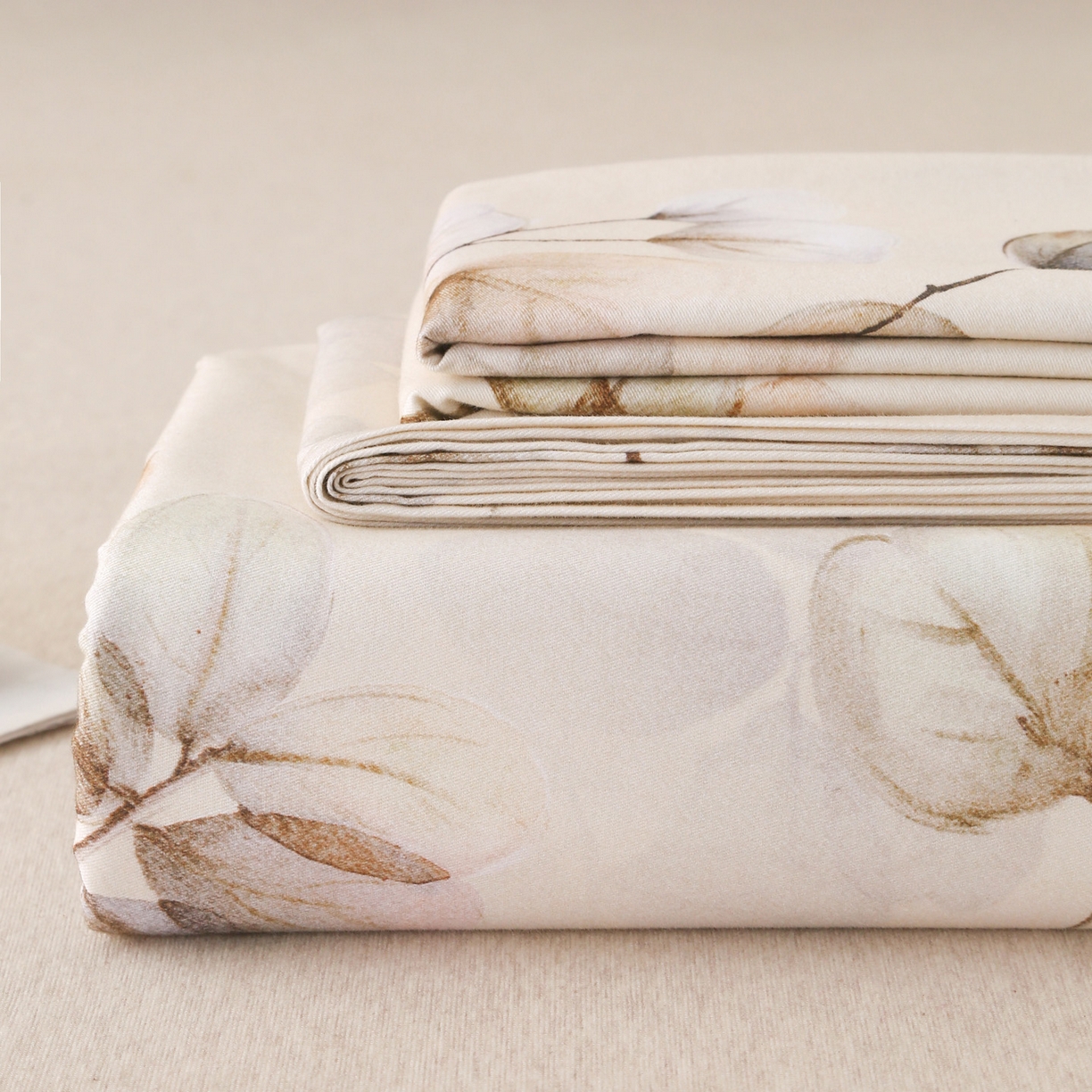 91家纺网 家纺一手货源 找家纺 金盛纺 2025新款全棉纯棉加厚磨毛印花单品床单 床单单件 舒蔓枝