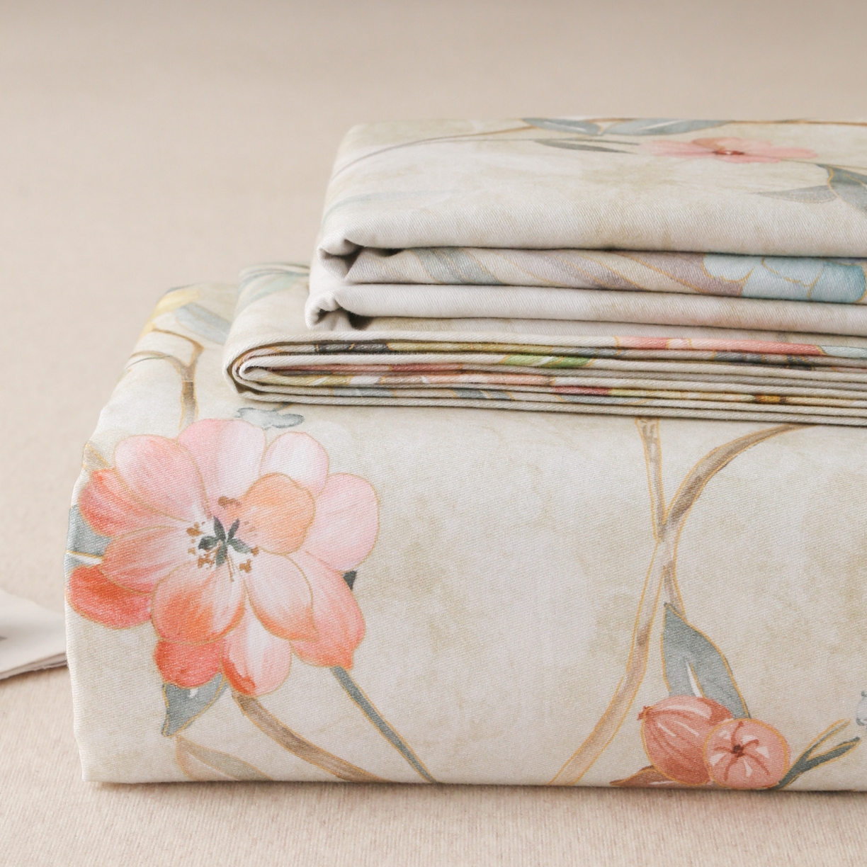 91家纺网 家纺一手货源 找家纺 金盛纺 2025新款全棉纯棉加厚磨毛印花单品床单 床单单件 美伊