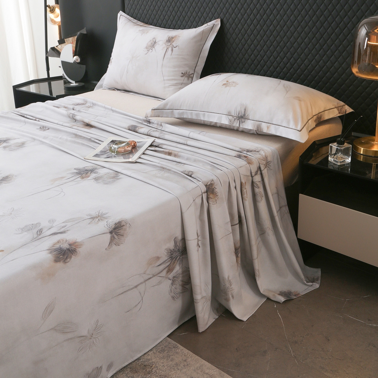 91家纺网 家纺一手货源 找家纺 金盛纺 2025新款全棉纯棉加厚磨毛印花单品床单 床单单件 嬉秋集